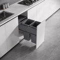 Vora 54L Twin Pull-Out Kitchen Bin (2x27L)