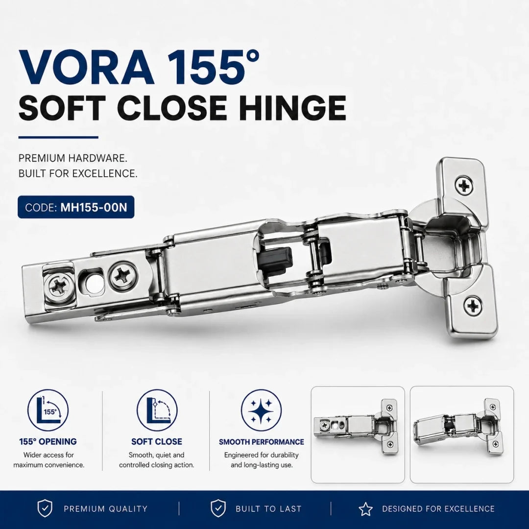 155° Soft-Close Concealed Cabinet Hinge – view 5